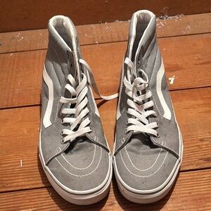Vans Gray High-Top Sneakers